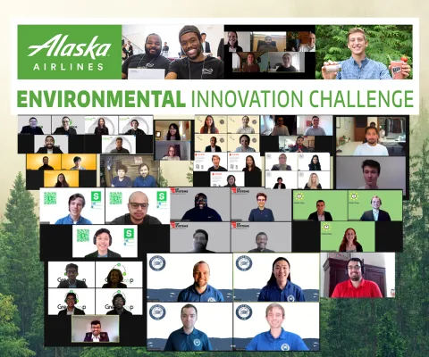 a collage of students that participated in the challenge