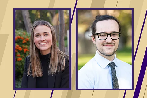 Taylor Juenke and Isaiah Lemmon headshots