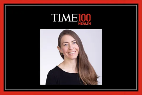 Time 100 graphic featuring Jenna Forsyth