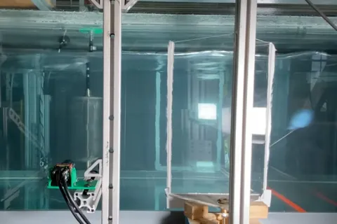 New marine energy tech is put to the test at Harris Hydraulics Lab