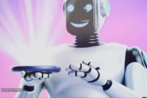 Footage from PaperTok