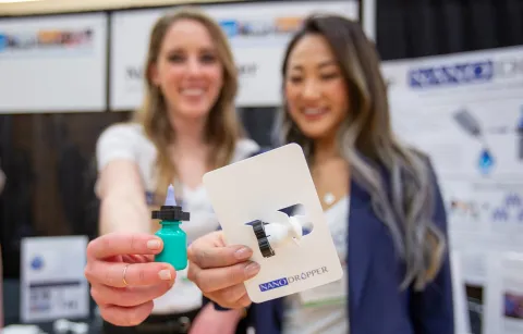 members of the nandropper team with nanodropper