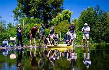 Researchers from across the country learn how to operate the Z-Boat 1800