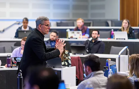 Professor Greg Bigley teaching