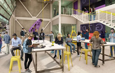A rendering of the IEB interior