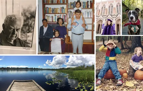 Collage of images to be stored in DNA