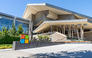 Microsoft campus exterior
