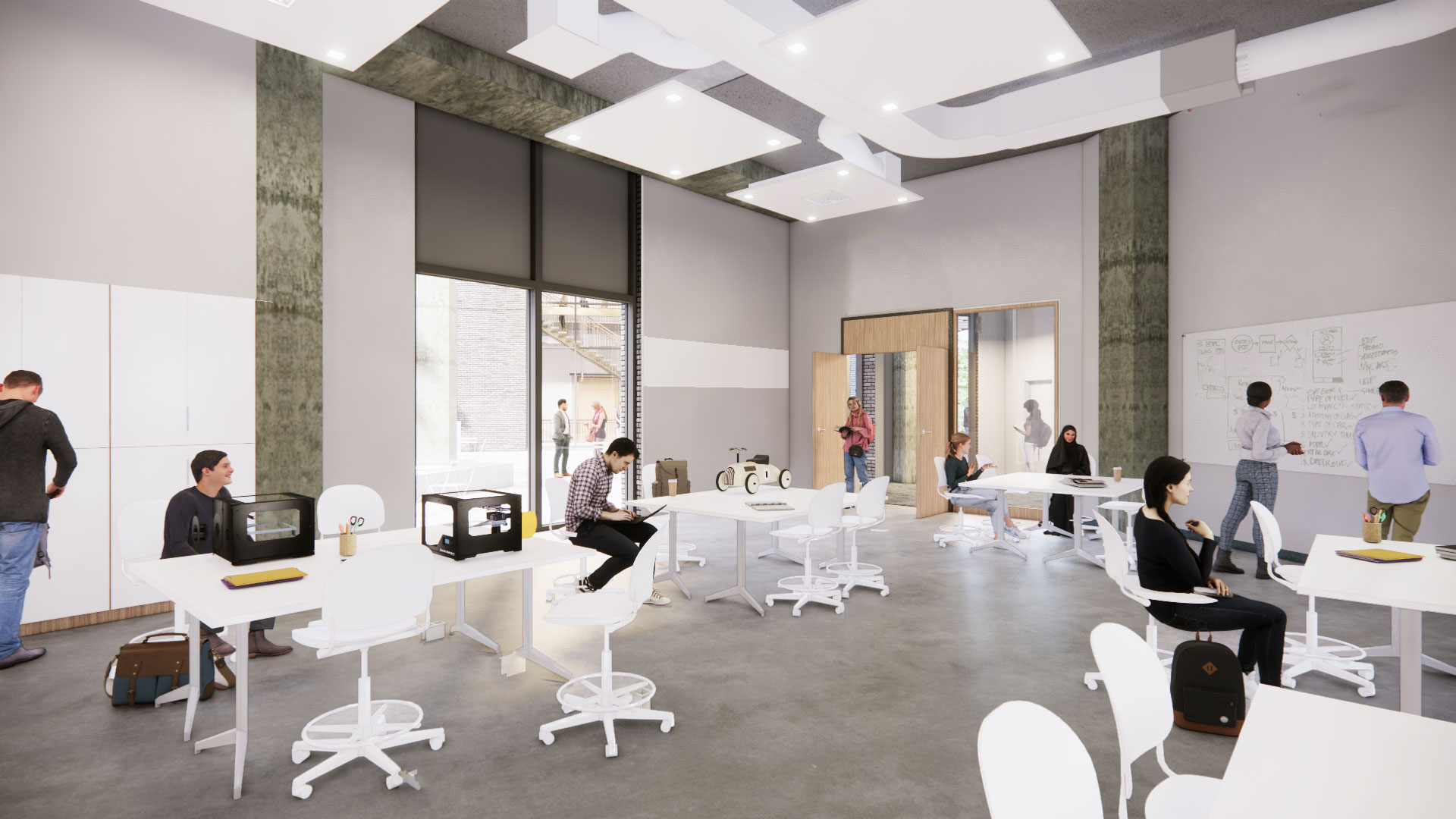 Design & ideation studio rendering