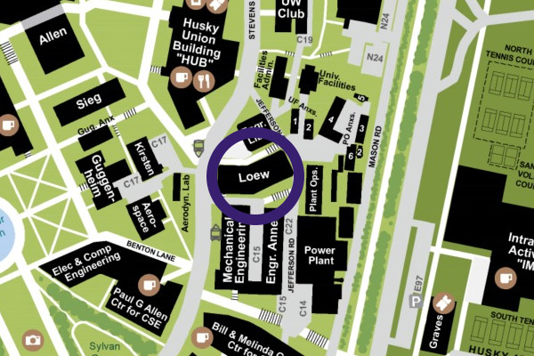 Interactive map of the UW