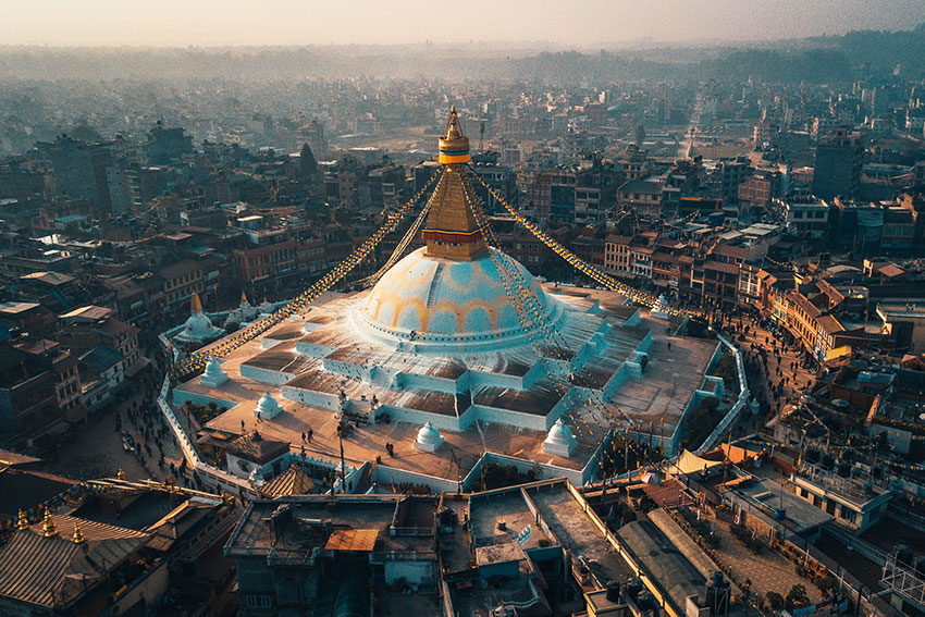 A Buddhist temple