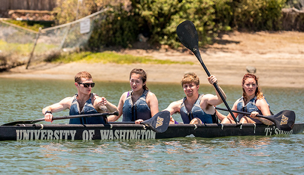 Members of the Concrete Canoe team