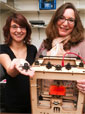 Beth Kolko and master's student Alexis Hope