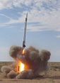 rocket at moment of ignition